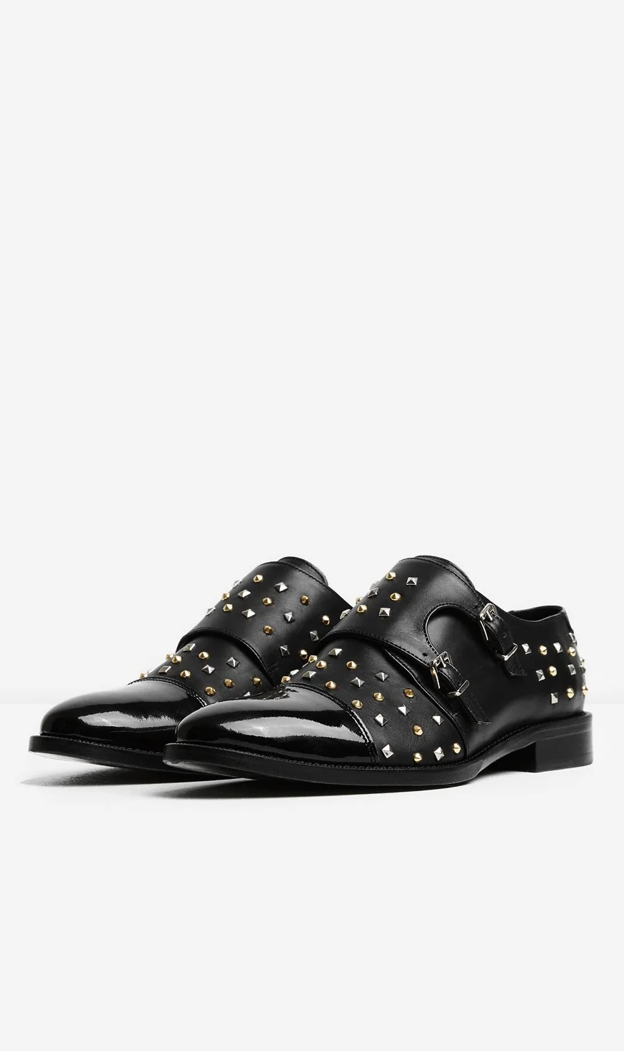 The Kooples Leather Loafers with Studs