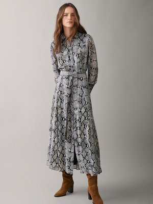 Massimo Dutti Snakeskin Print Dress ...