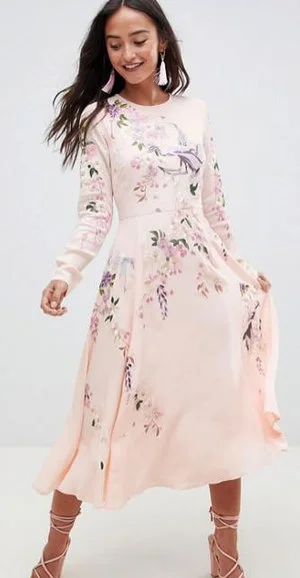 green emerald velvet dress Rent Asos Edition Velvet Wrap Midi Dress In Large Bloom Floral Embroidery  In Green