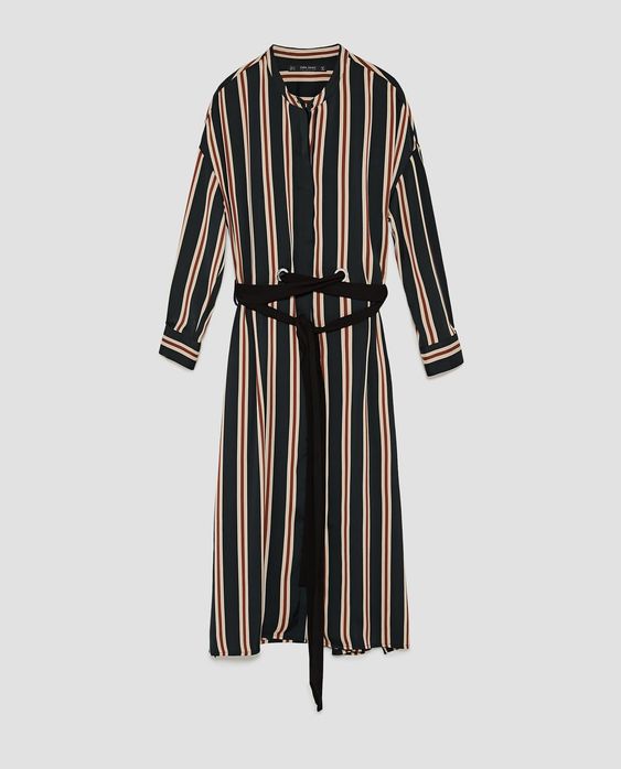 Zara Striped Tunic with Belt — UFO No More