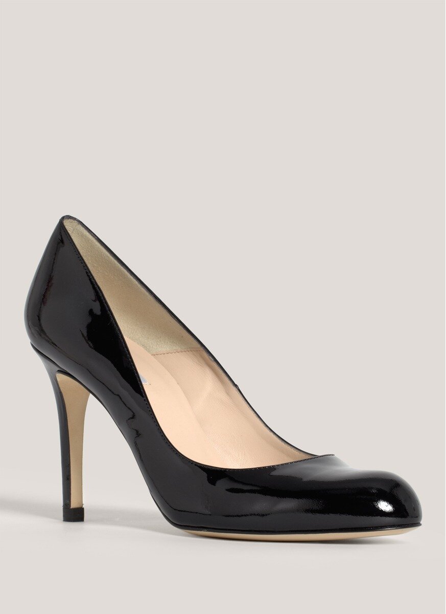 LK Bennett Shilo Pumps in Black Patent Leather — UFO No More