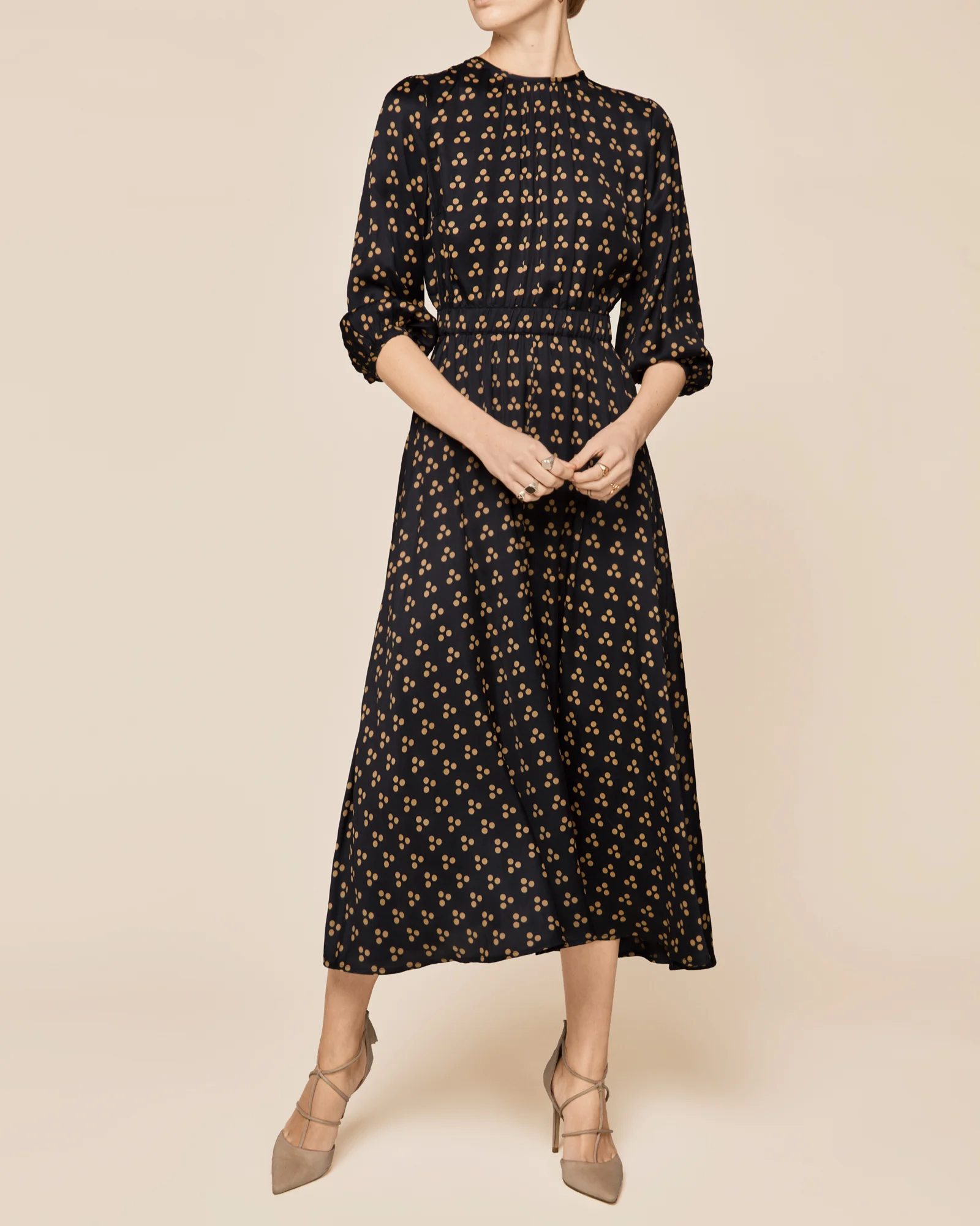 satin japanese dress