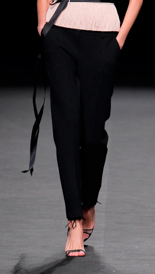 The 2nd Skin Co. Straight Trousers in Black