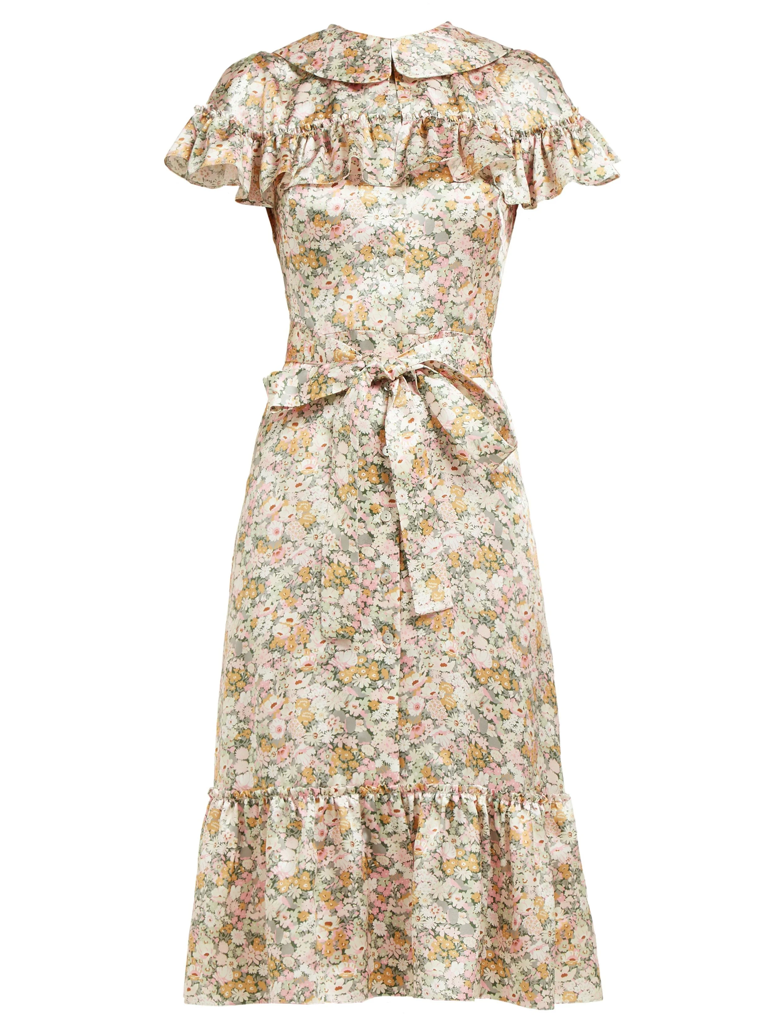 The Vampire's Wife The LA Midi Dress in Floral Print  UFO No More