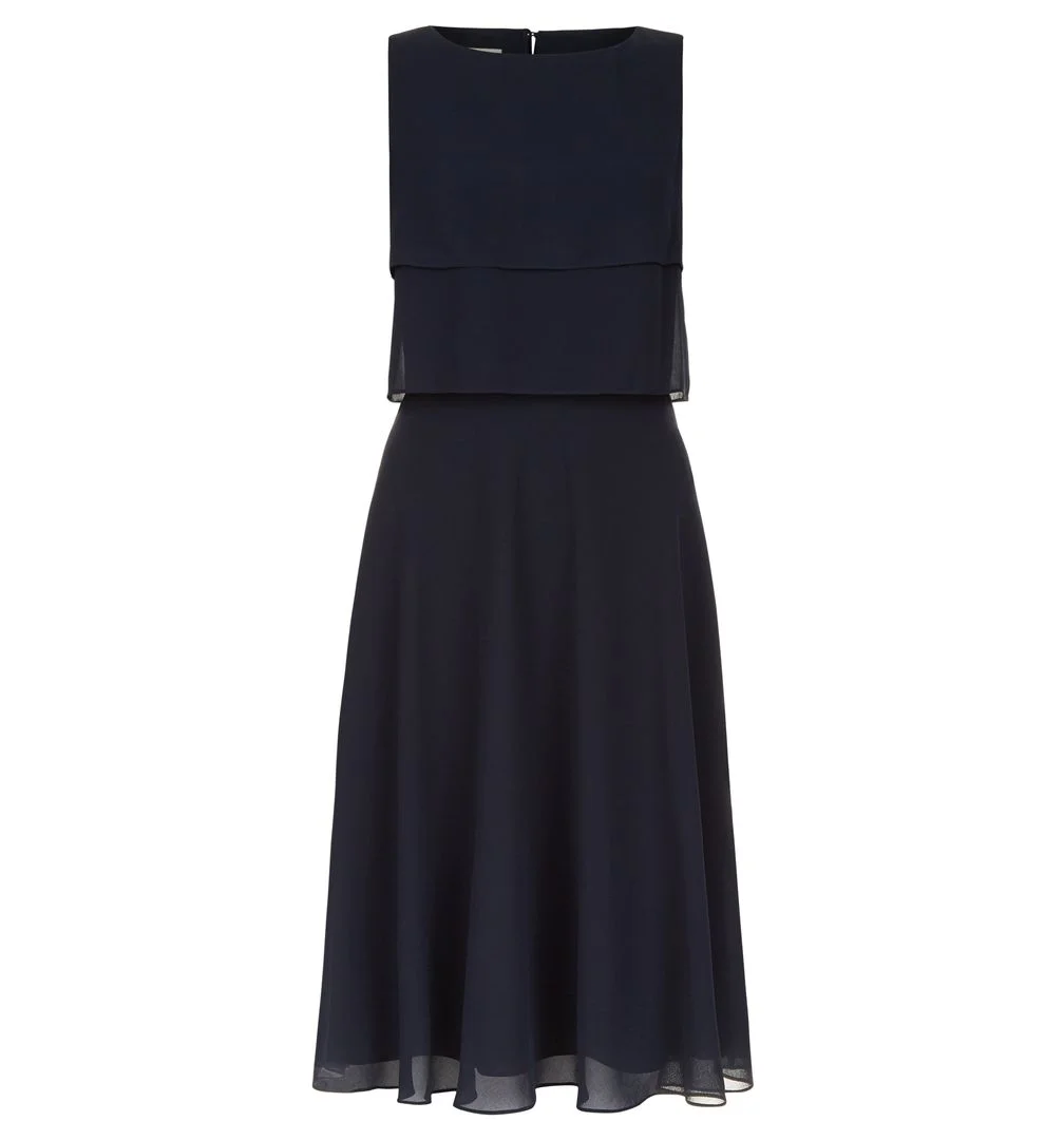 Hobbs Imogen Dress in Navy