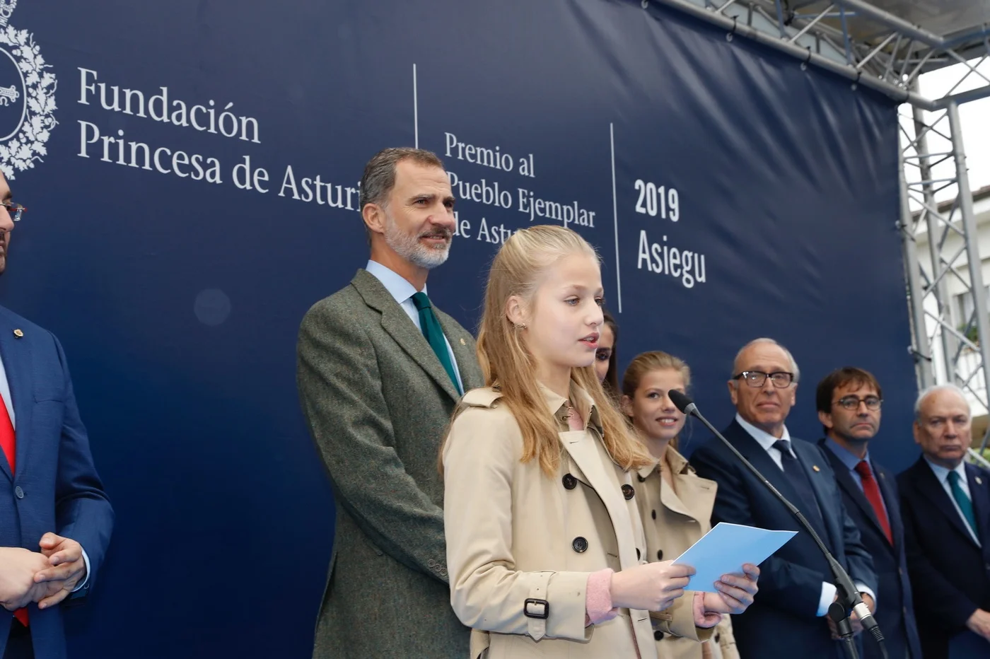 Spanish royal family visits Asiegu