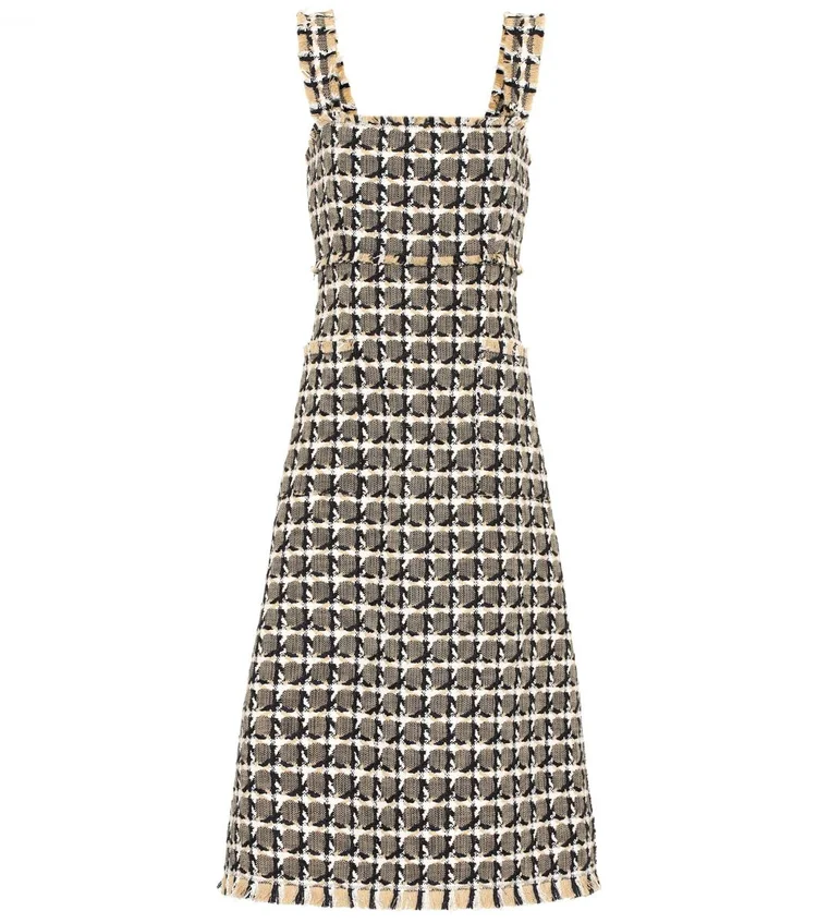 chinese dress ladies Oscar de la Renta // Light Blue Silk & Linen A-Line Dress  VSP Consignment
