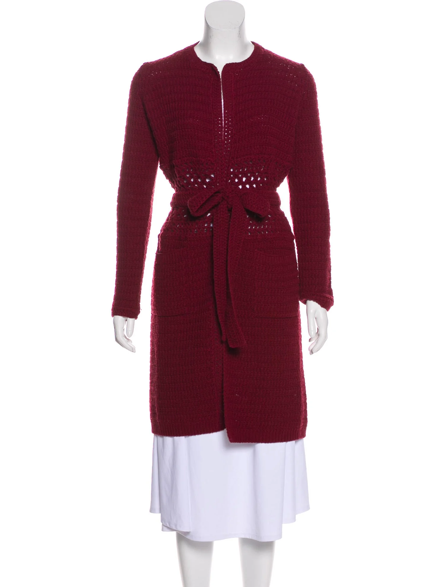 Max Mara Wool Long Sleeve Cardigan