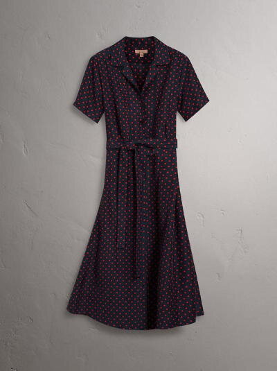 Burberry Polka Dot Silk Tea Dress.jpg