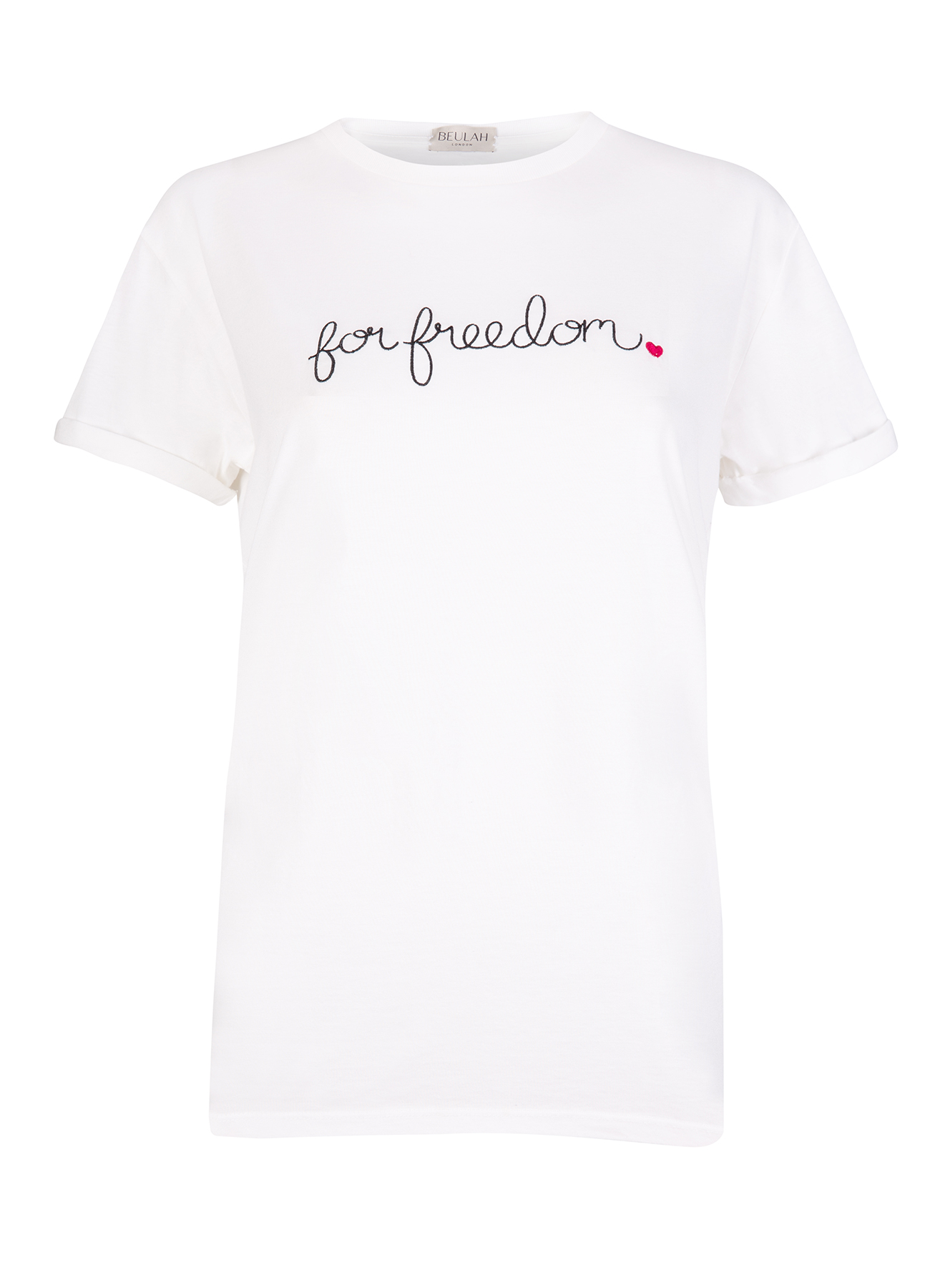 Beulah London For Freedom T Shirt in White — UFO No More
