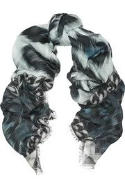 Lara Bohinc Double Leopard Chain Circle Scarf