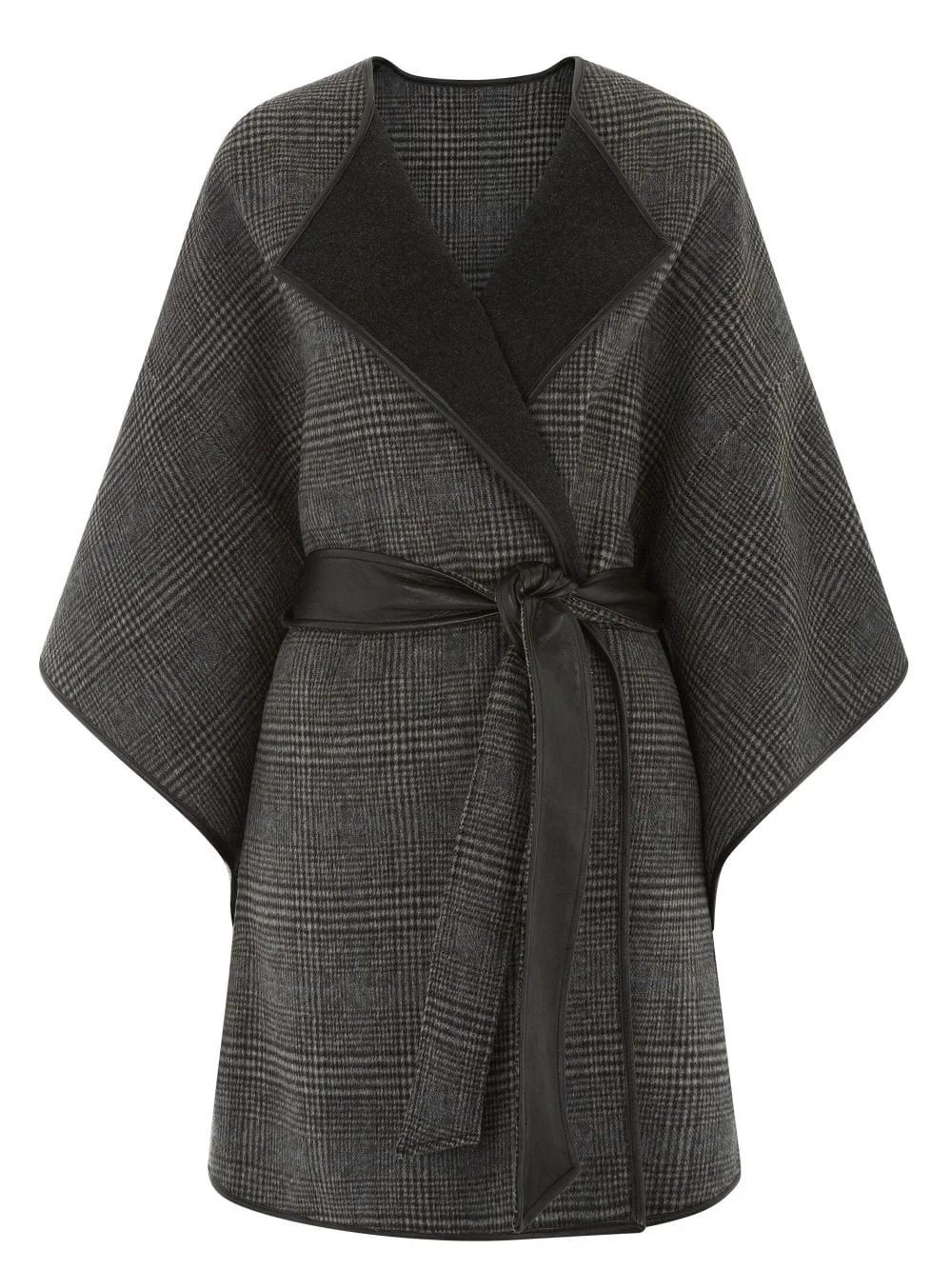 Muubaa Bunter Reversible Wool Cape
