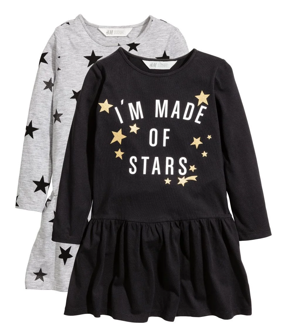 H&M I'm Made of Stars Jersey Dress