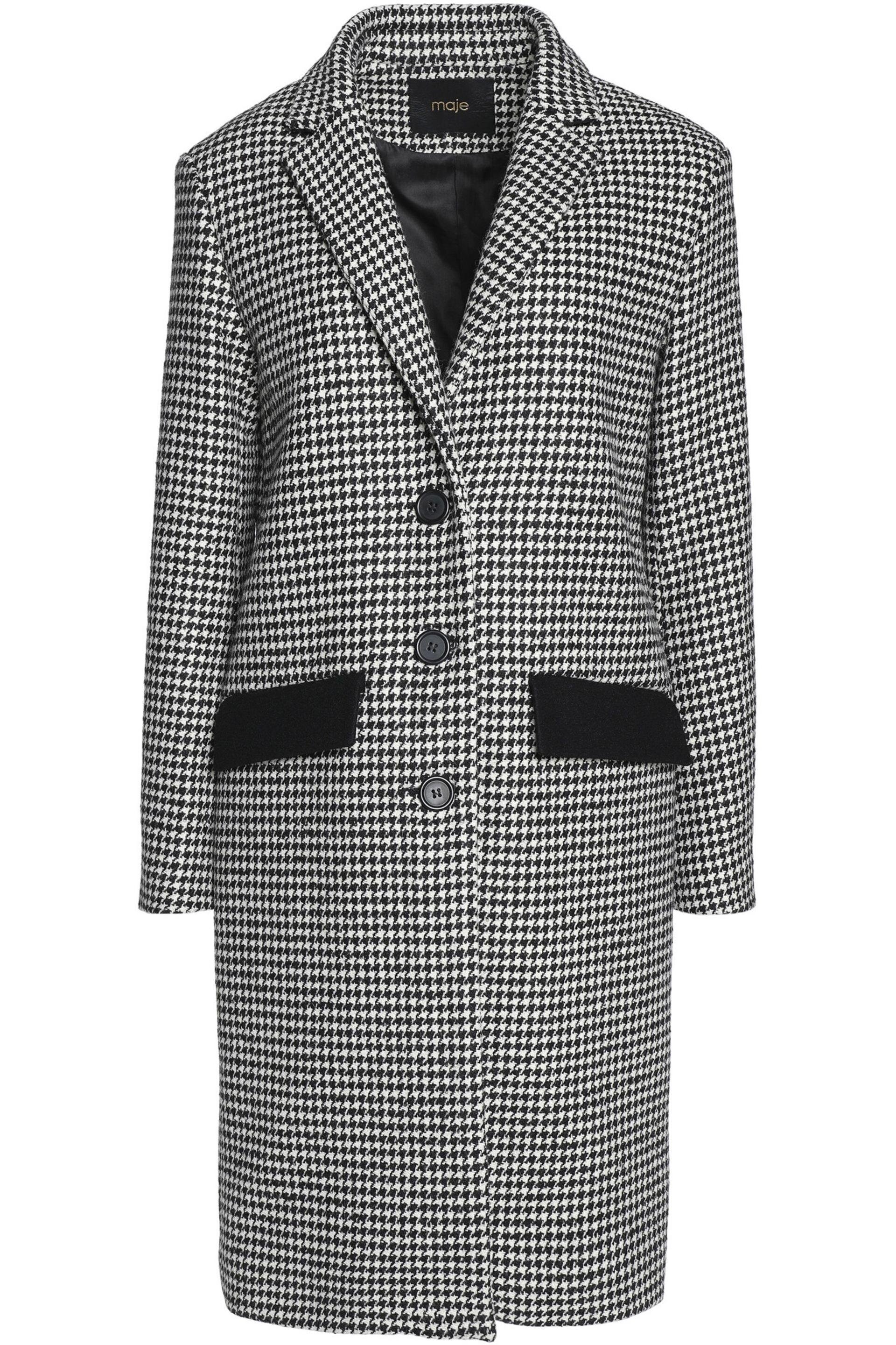 Maje Grako Coat in Houndstooth.jpg