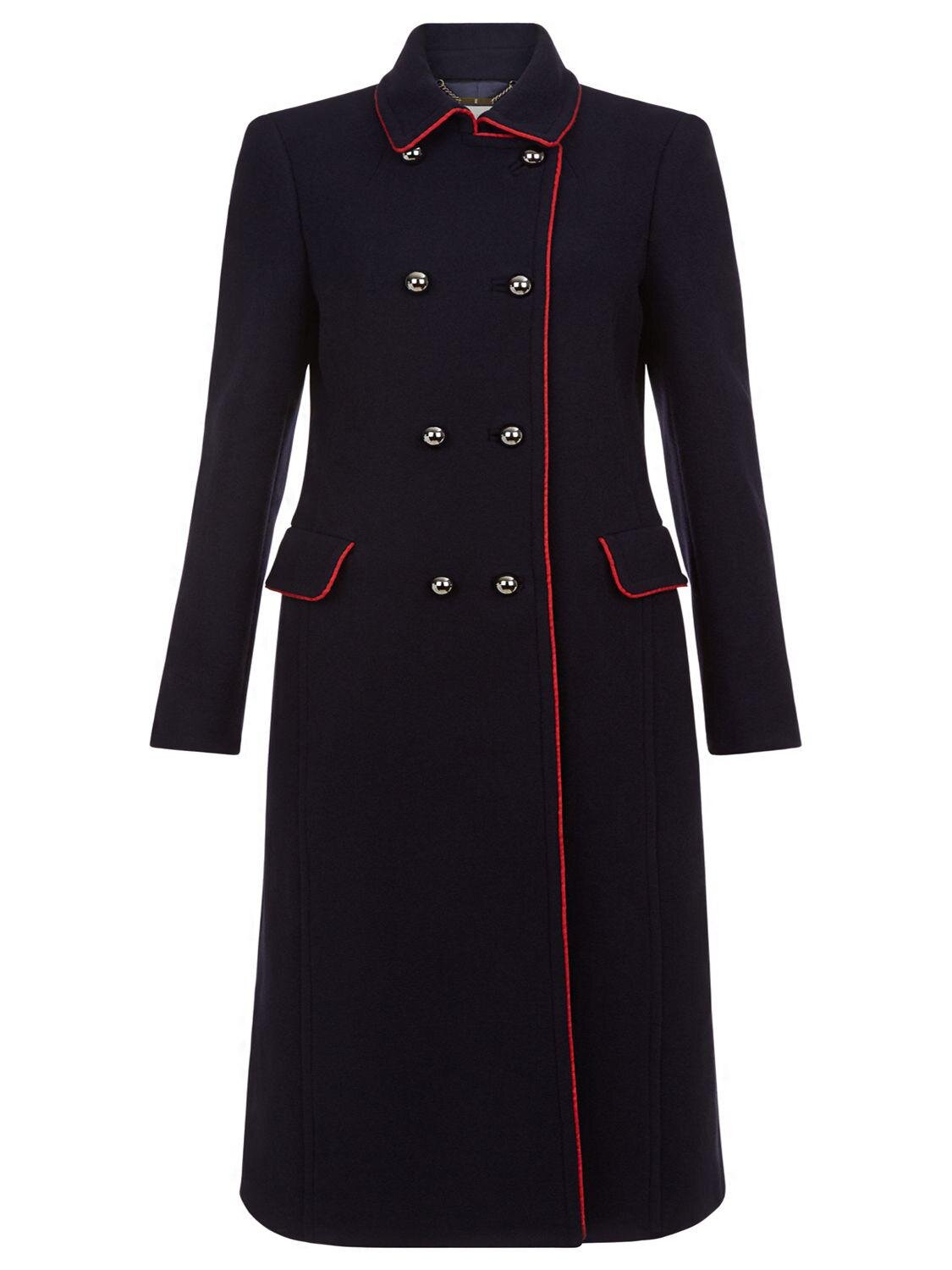 Hobbs Carla Coat in Navy and Red — UFO No More