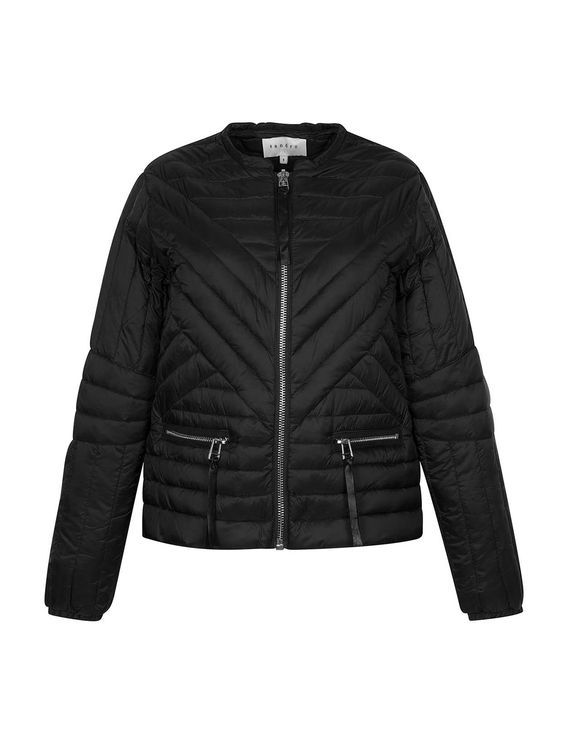 Sandro Megève Coat in Black