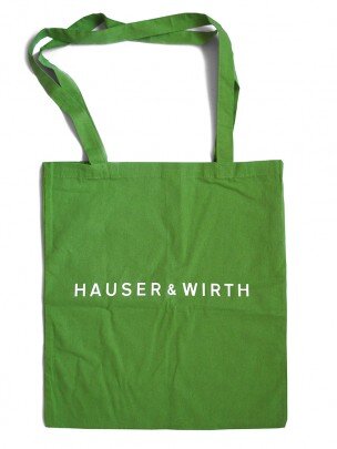 Hauser & Wirth Cotton Tote Bag in Turquoise.jpg