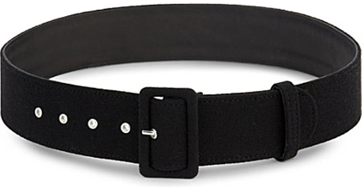 Emilia Wickstead Rectangular Buckle Belt in Blue