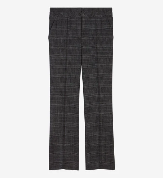 maje plaid pants