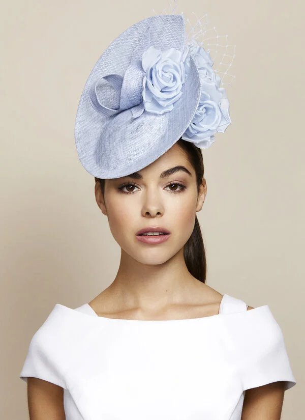 Juliette Botterill Floral Bow Disc in Periwinkle