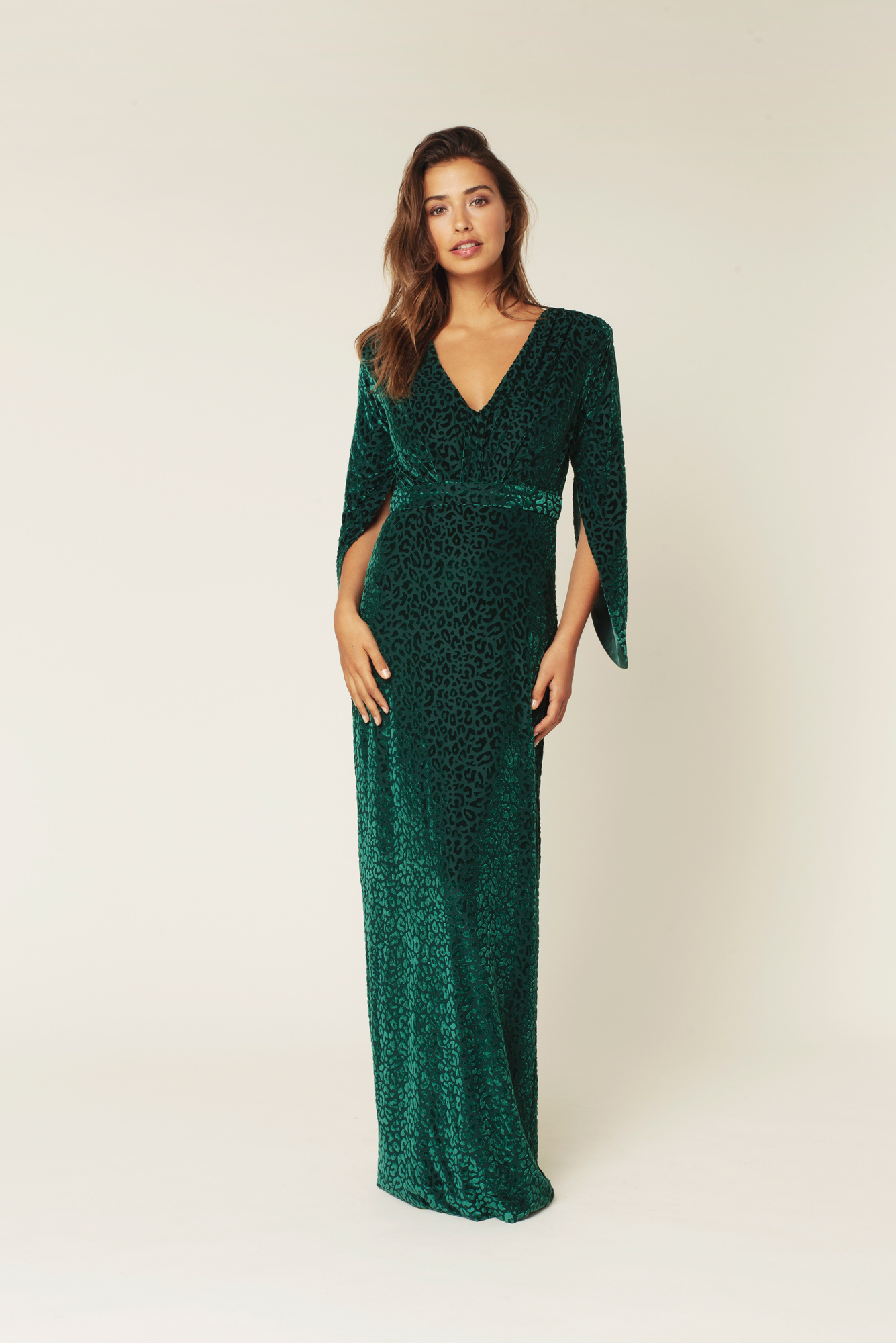 By Malina Carla Gown in Basil Green  UFO No More