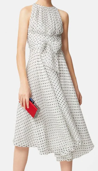 Carolina Herrera Polka Dot Drop Waist Dress  UFO No More