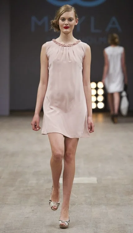 Mayla Lenka Dress in Beige