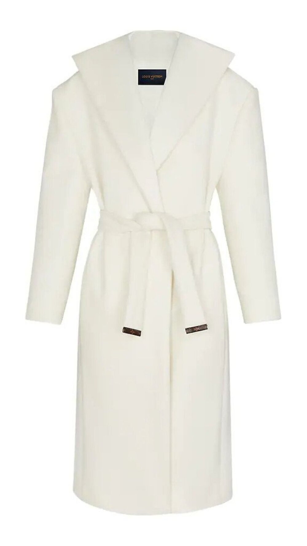 Louis Vuitton Wrap Coat White for Men