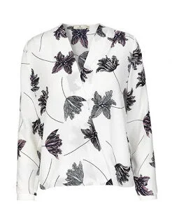 Charlotte Sparre Tulippa Print Blouse in White