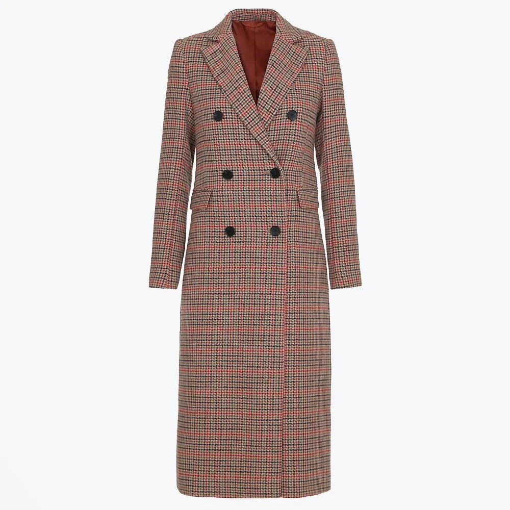 2nd Day Check Tailored Coat