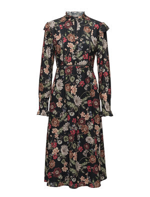 FWSS Bodil Anthracite Wild Flowers Dress — UFO No More