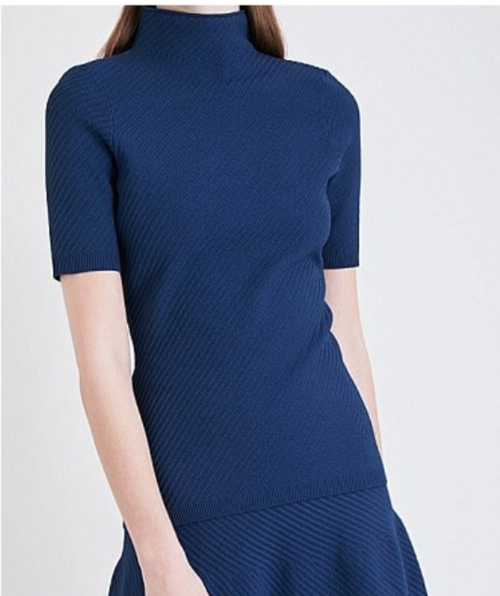 Victoria Beckham Turtleneck Knitted Top