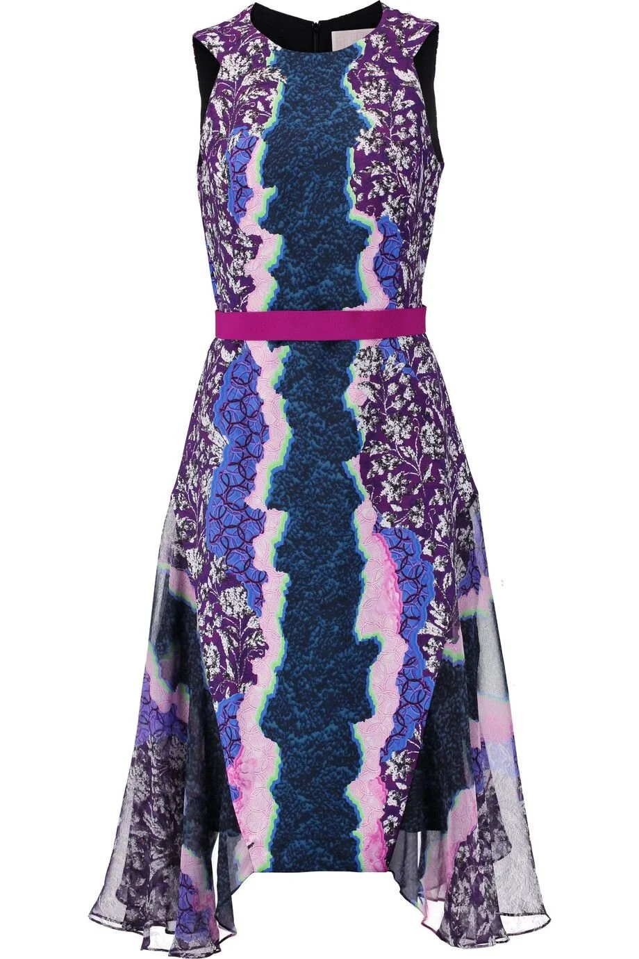 Peter Pilotto Flux Chiffon Midi Dress