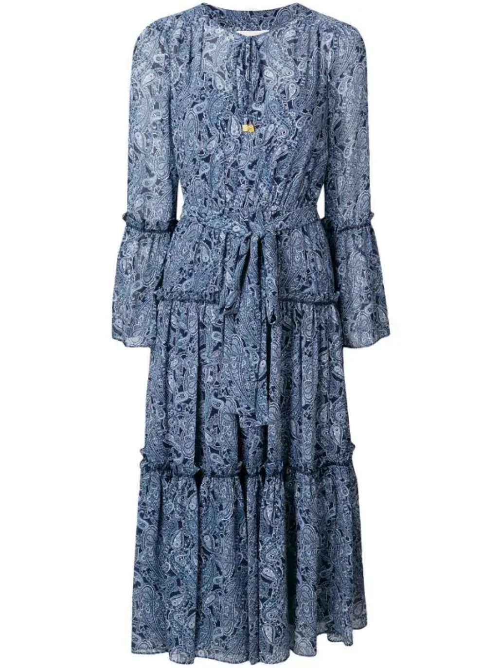 Michael Michael Kors Womens Print Handkerchief Hem Maxi Dress Blue XS at  Amazon Womens Clothing store