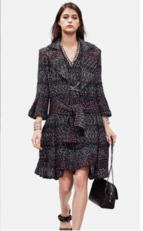 Chanel Bespoke Tweed Dress