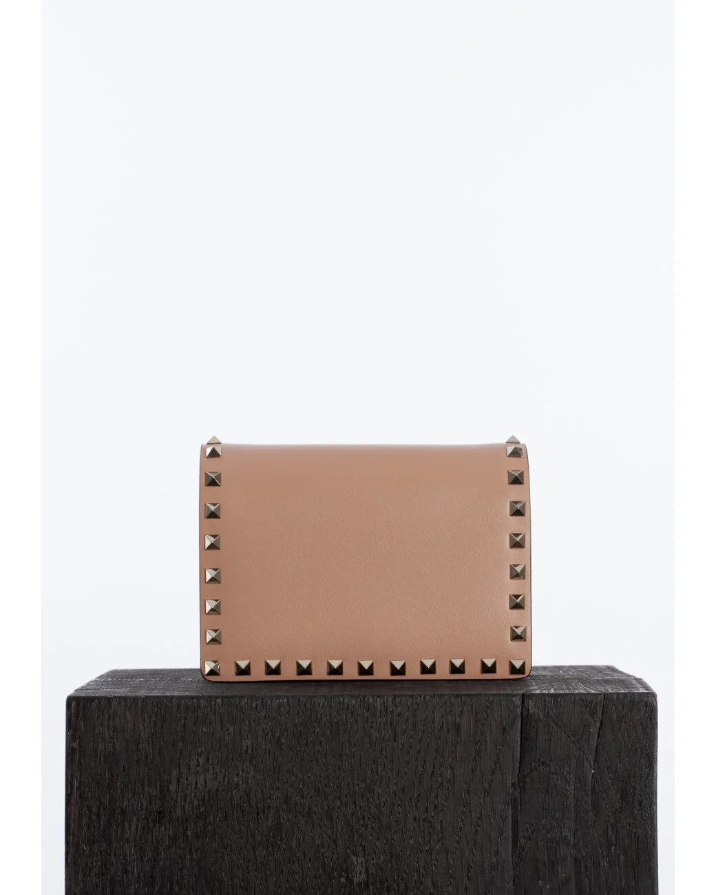 Valentino Rockstud Convertible Crossbody Bag in Beige