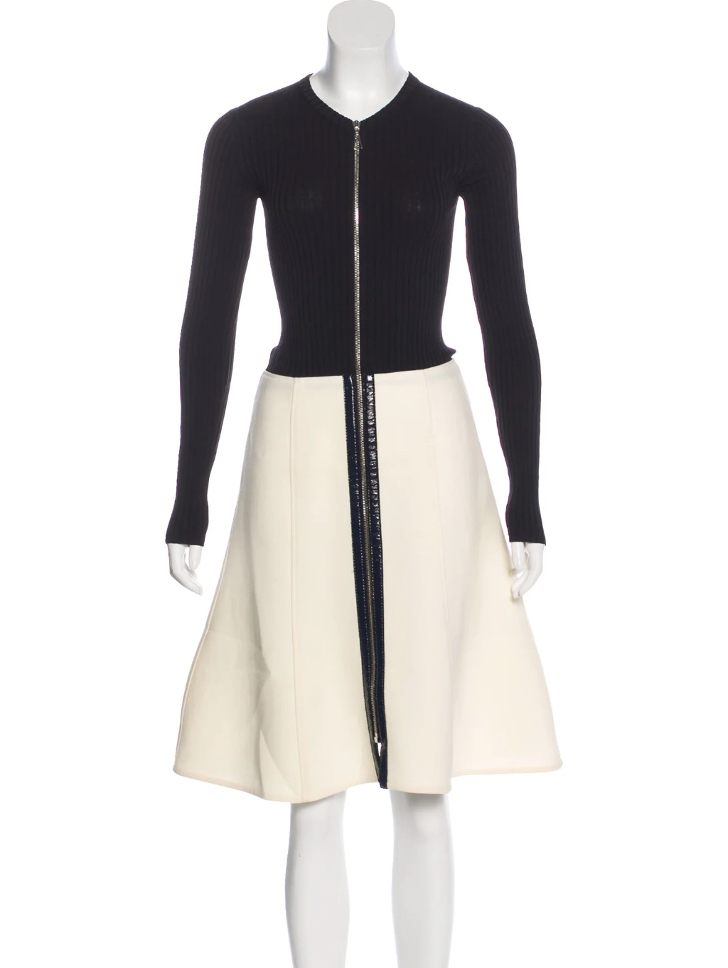 Louis Vuitton Wool Knee Length Dress