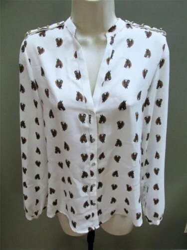 Zara Horse Print Blouse