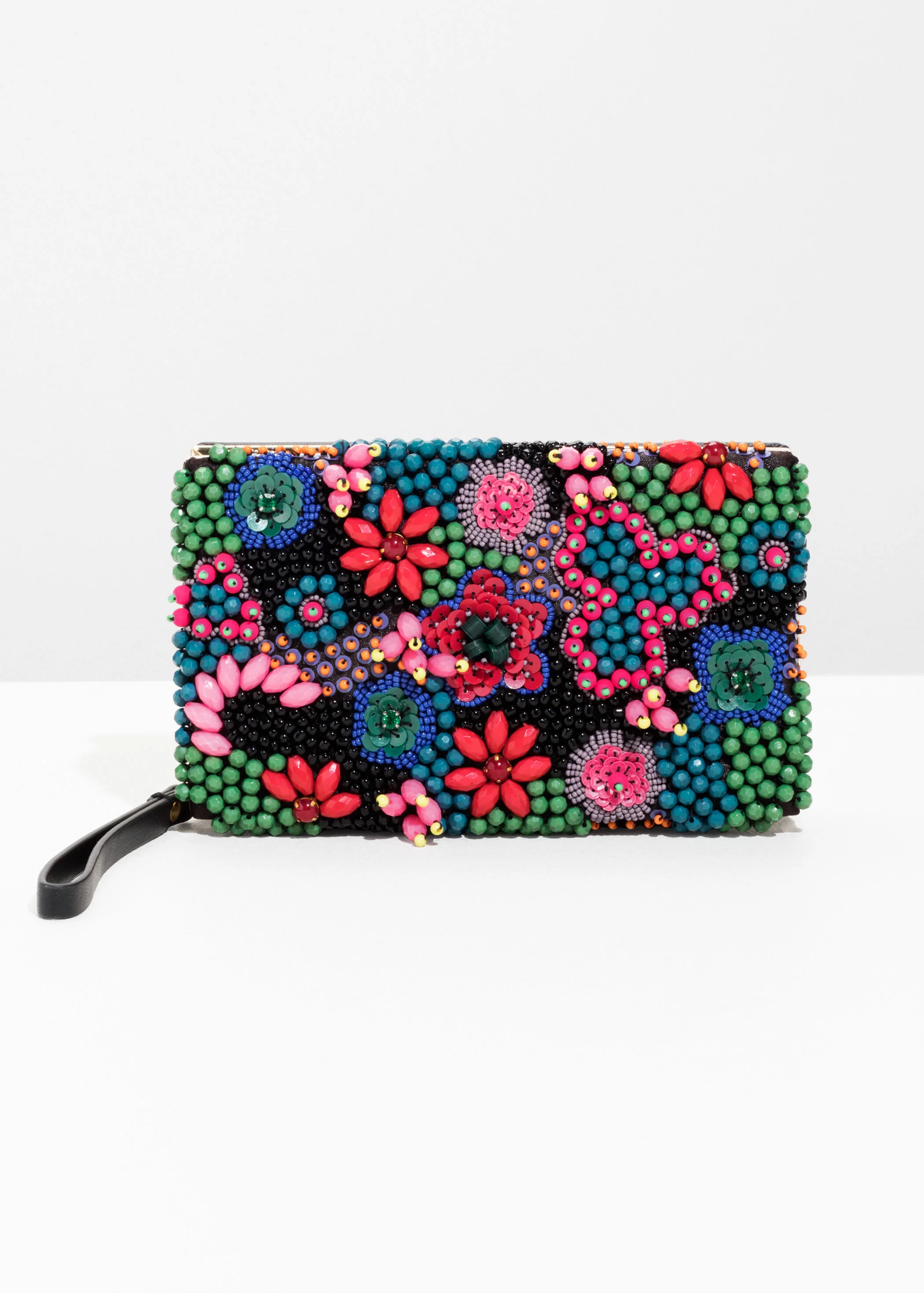 & Other Stories Beaded Embellished Clutch
