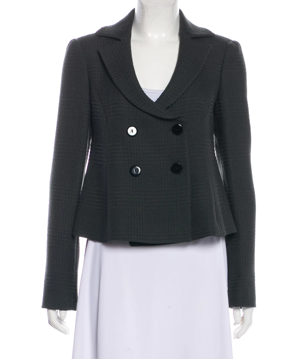 Emporio Armani Structured Wool Blazer