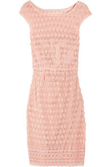Philosophy di Alberta Ferretti Crocheted Cotton Dress in Lilac — UFO No ...