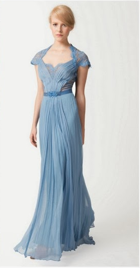 Tadashi Shoji Lace Cap Sleeve Gown  UFO No More