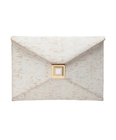 Kara Ross Prunella Clutch in Silver