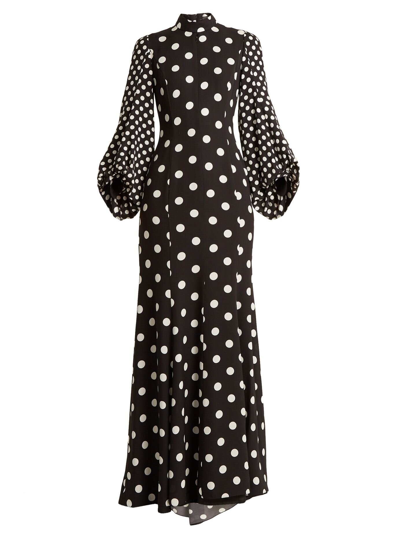 andrew gn polka dot dress