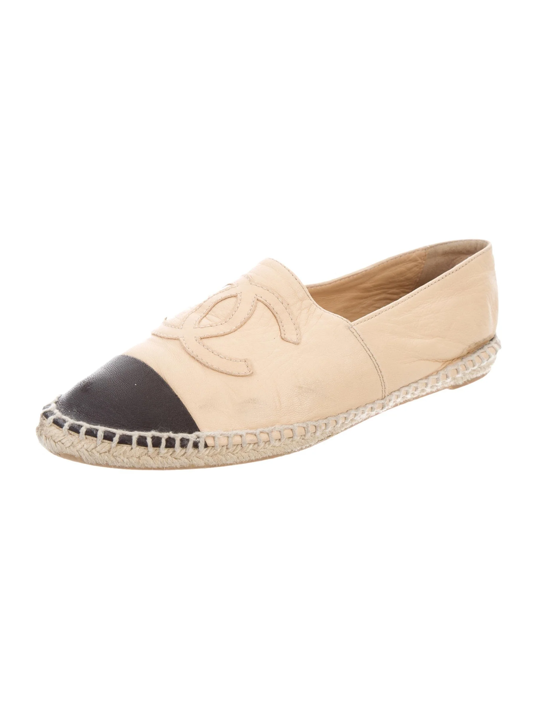 Chanel Leather Espadrilles