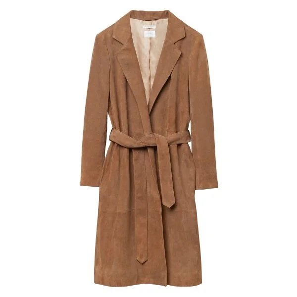 Gant Vive La Suede Coat in Bark