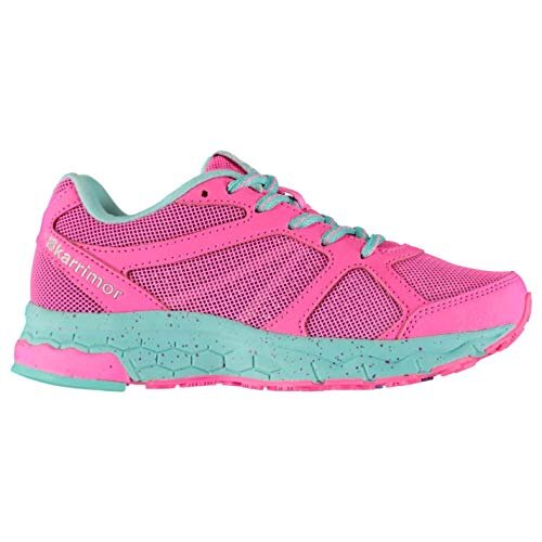 Karrimor Tempo 5 Girls Road Running Shoes in Pink:Turquoise.jpg