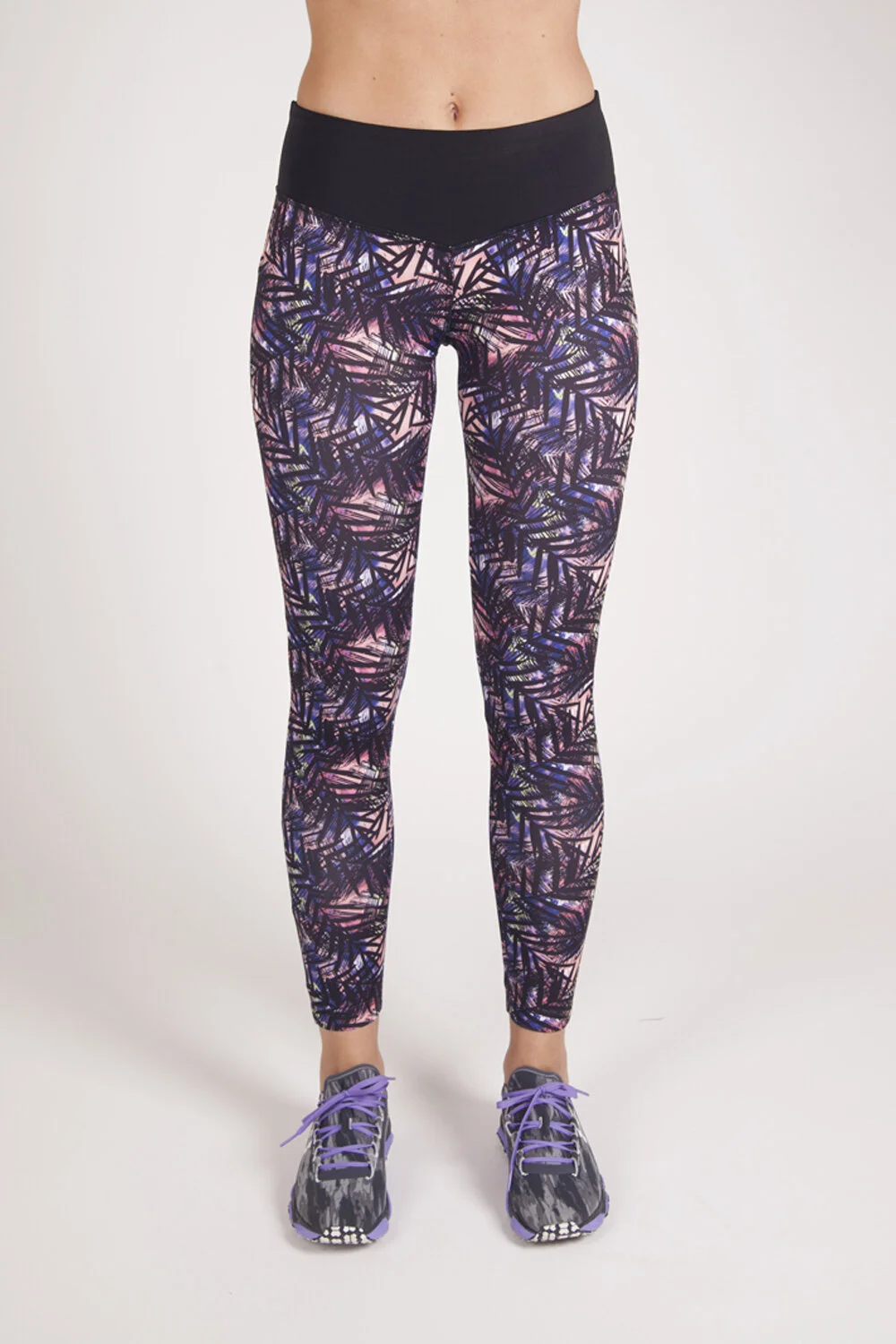 Drop of Mindfulness Bow II Leggings in Tropical