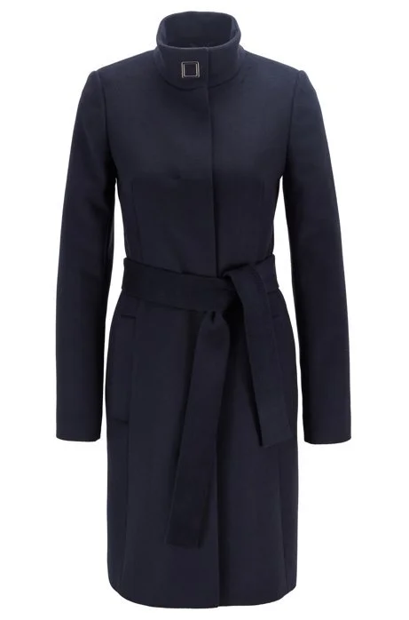 Hugo Boss Casenosa Coat in Navy