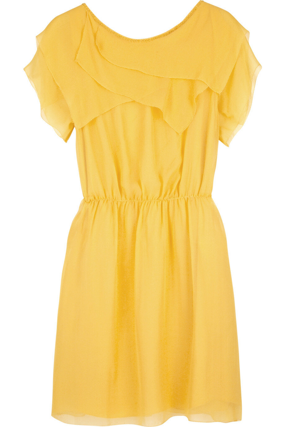 3.1 Phillip Lim French Knot Embellished Mini Dress in Yellow.jpg